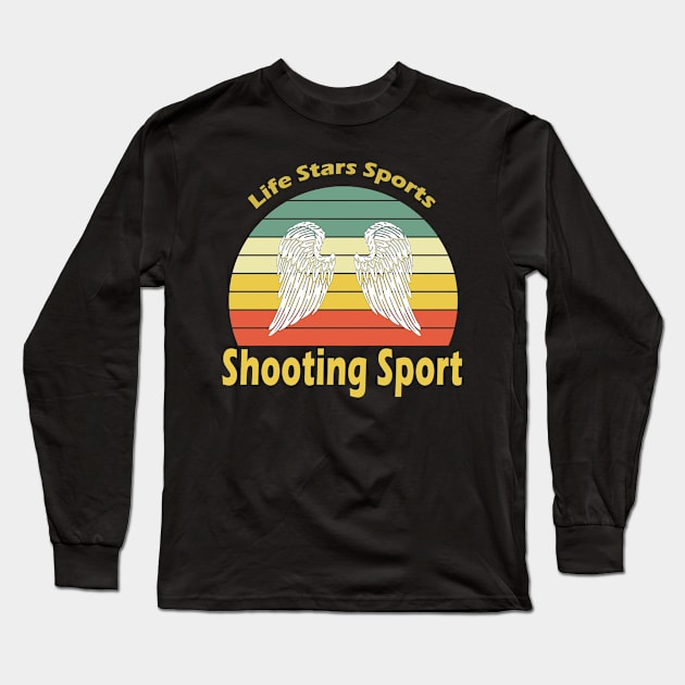 Shooting Sport Long Sleeve T-Shirt by Wanda City